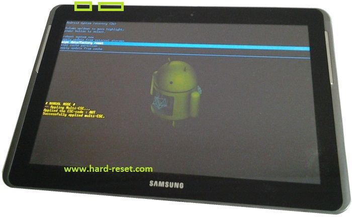 Как сделать полный сброс на samsung galaxy tab 2