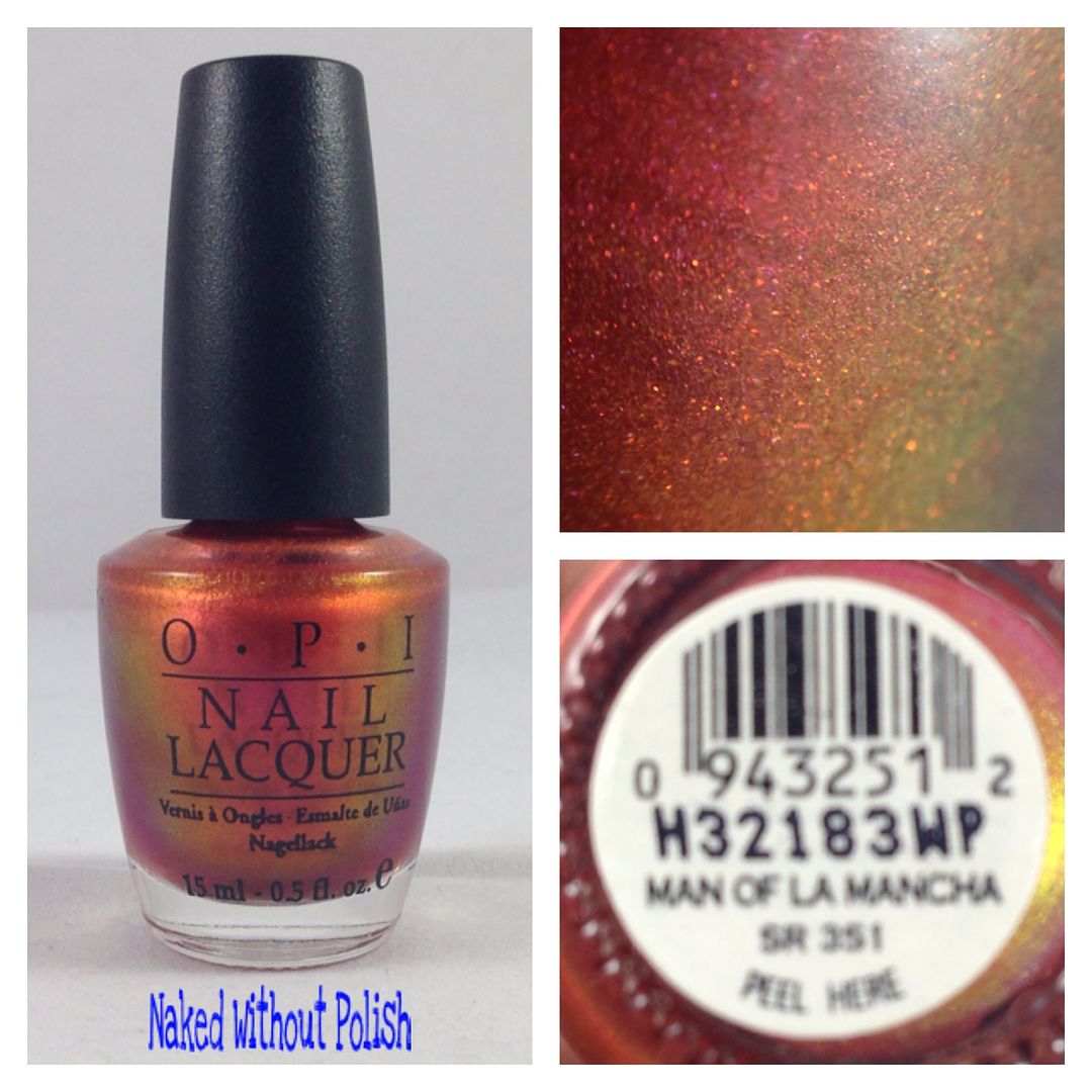 OPI Man of La Mancha Swatch and Review - Naked Without Polish