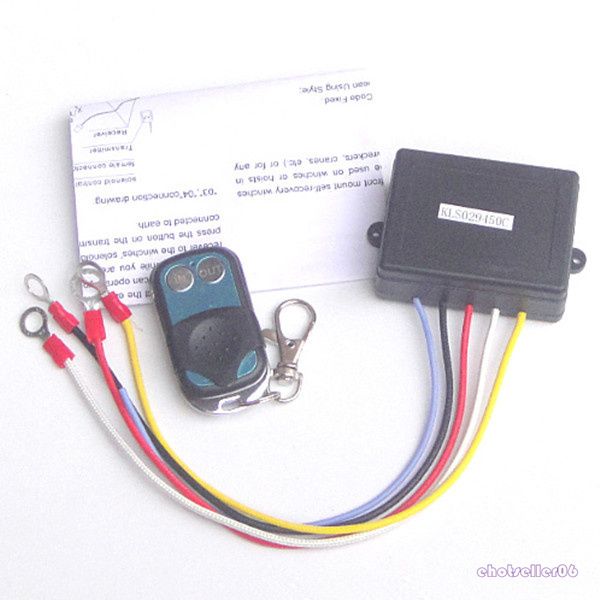 15m 12V 12 Volt Wireless Remote Control Kit for Truck Jeep ATV Winch eBay