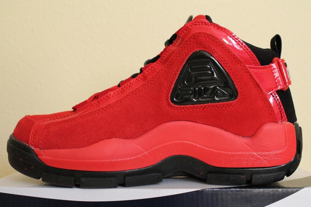 Mens Fila The 96 RED SUEDE Grant Hill Basketball Shoes Retro Re-Release NIB | eBay