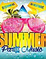 Summer Party Music CD Template