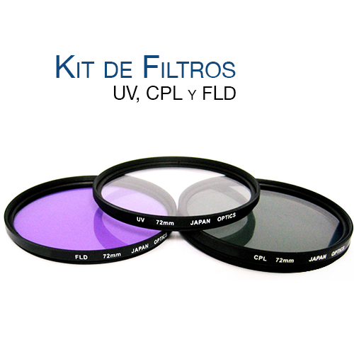 Kit de Filtros UV, CPL y FLD