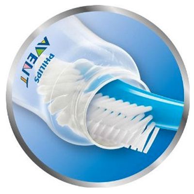 Tetero Avent 4 Oz Nueva Línea Natural Color Azul Mimaitos