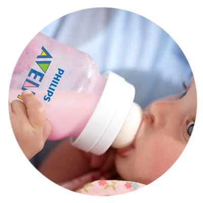 Tetero Avent 4 Oz Nueva Línea Natural Color Azul Mimaitos