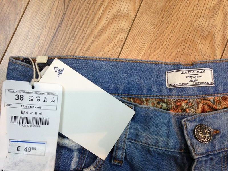 Topic1000c DANNYSHOP-Quần jeans ZARA MAN chính hãng xách tay trực tiếp từ CHÂU ÂU - 34