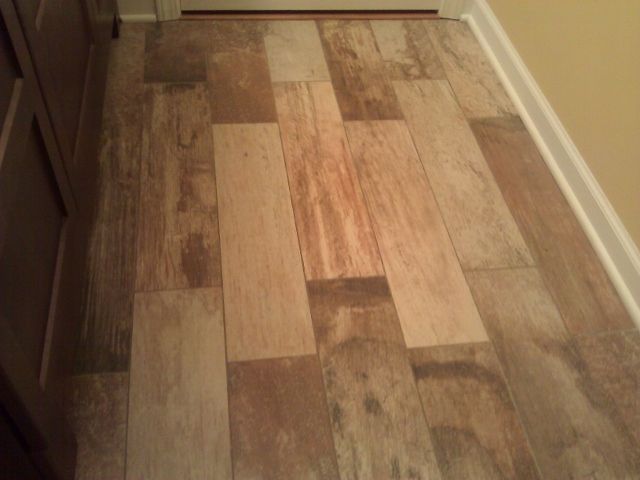 who loves their porcelain 'wood' floor tile? - Kitchens Forum ...