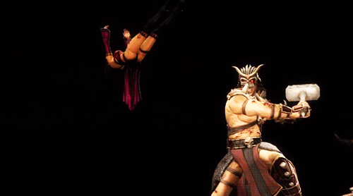 So Shao Kahn has always had a funky looking face unmasked but it was very  rare to see his face unless it was koncept Art or MK movie lol. But he looks