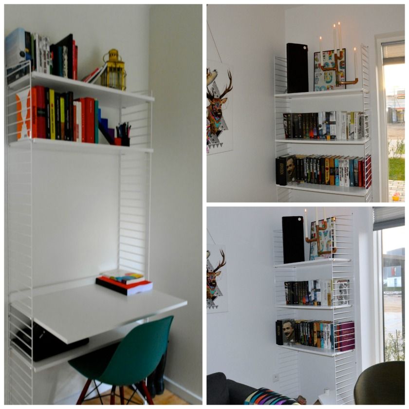 Denormale Reol med skrivebord