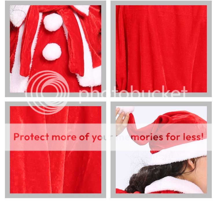 Sale New Kids Red Christmas Eve Costumes Set Boys Santa Claus Dresses Size 150